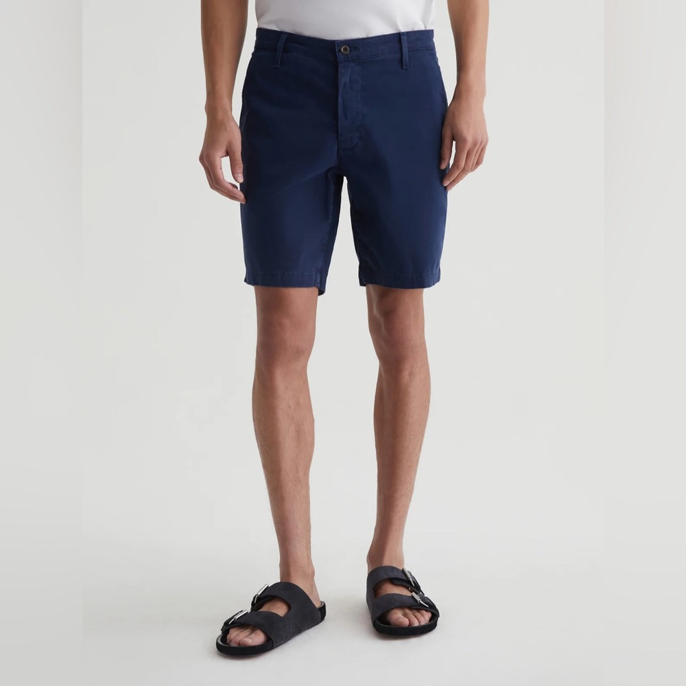 AG Jeans Wanderer Short SLIM TROUSER SHORT in Dark Navy Blue AFTER MIDNIGHT (29)